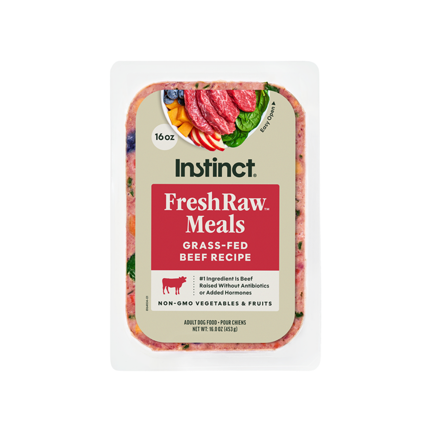 Instinct FreshRaw Meals Grass-Fed Beef Recipe for Dogs