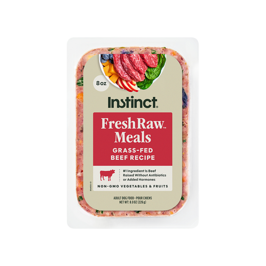 Instinct FreshRaw Meals Grass-Fed Beef Recipe for Dogs