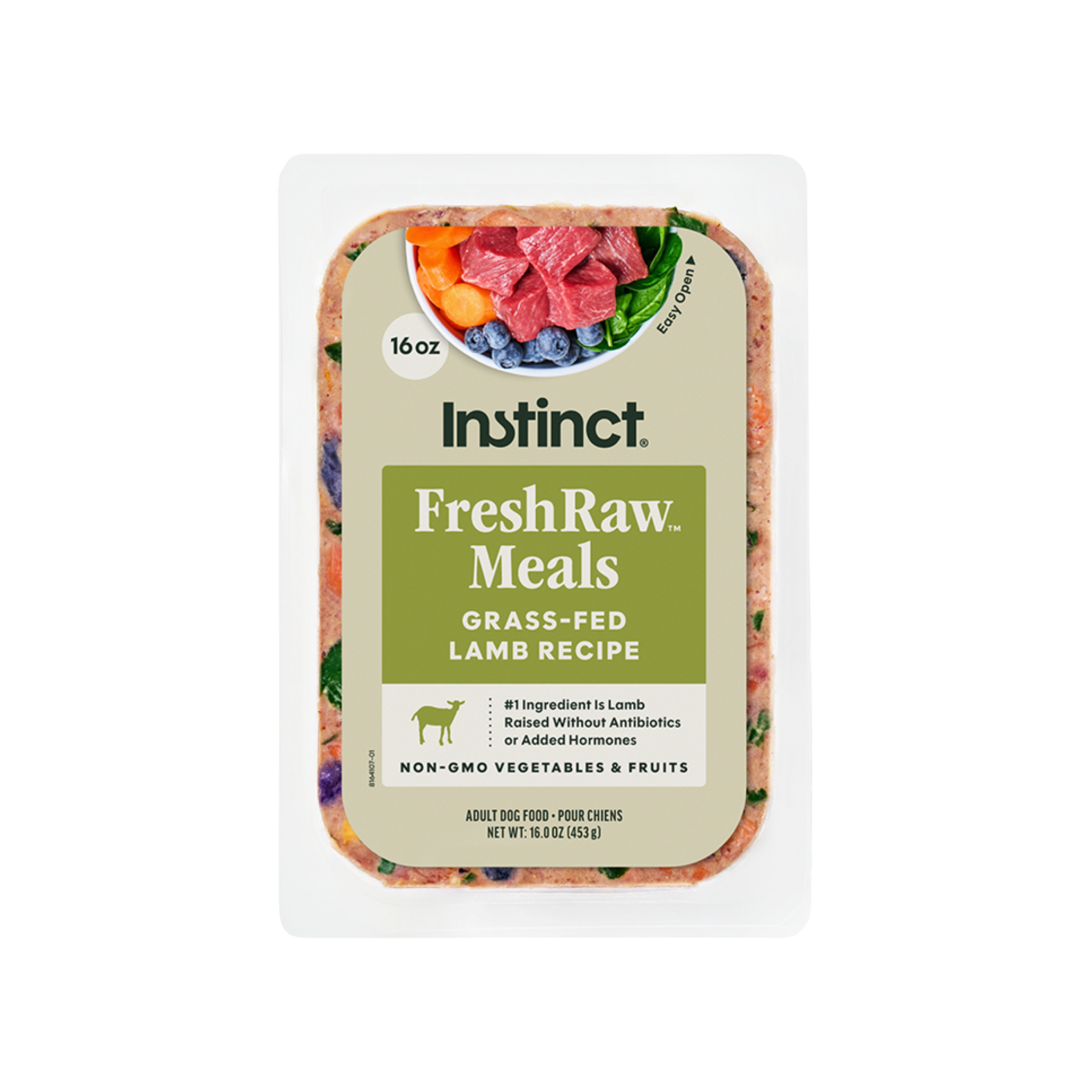 Instinct FreshRaw Meals Grass-Fed Lamb Recipe Dog Food