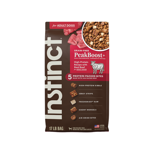 Instinct Grain Free PeakBoost+ Beef Recipe Dry Dog Food
