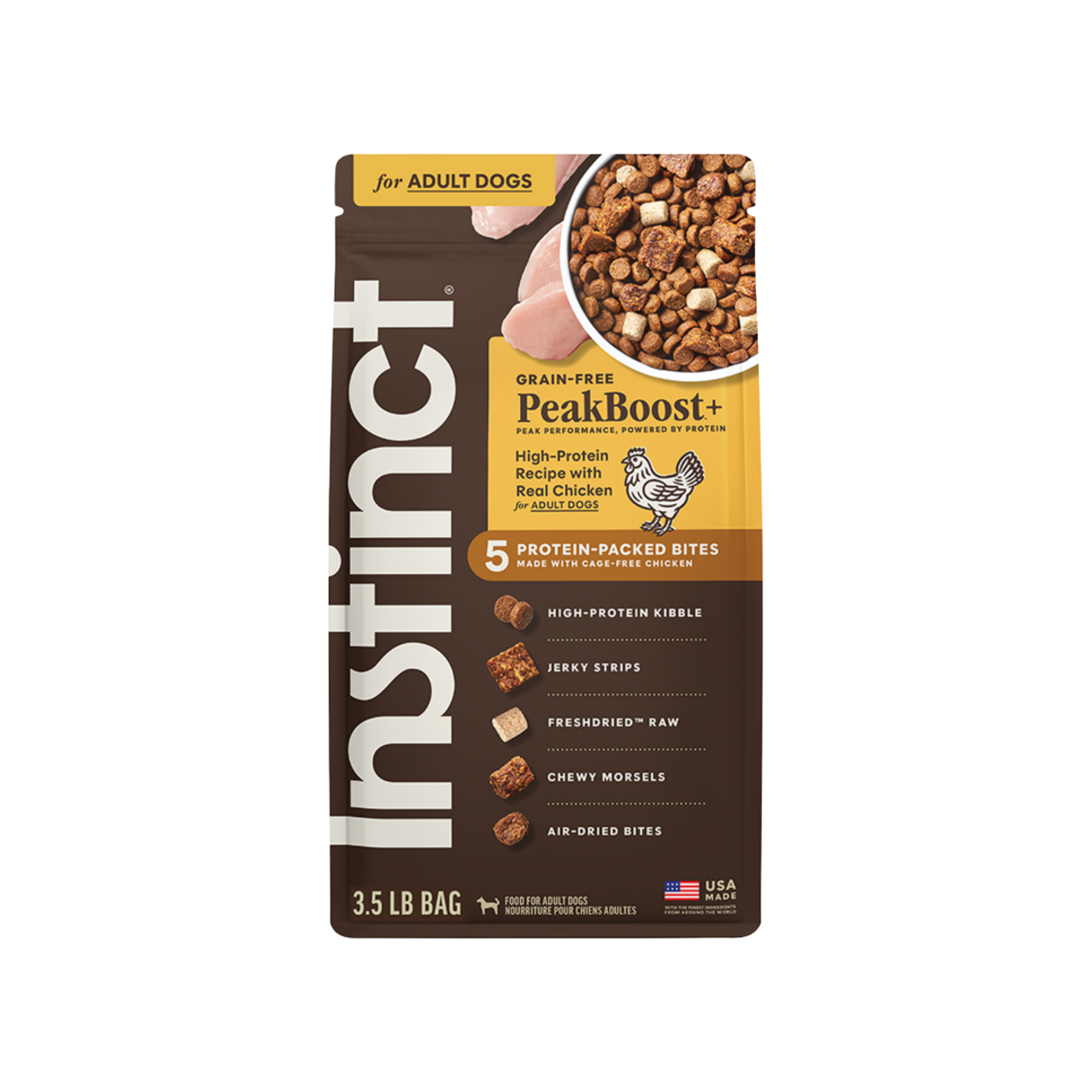 Instinct Grain Free PeakBoost+ Chicken Recipe Dry Dog Food