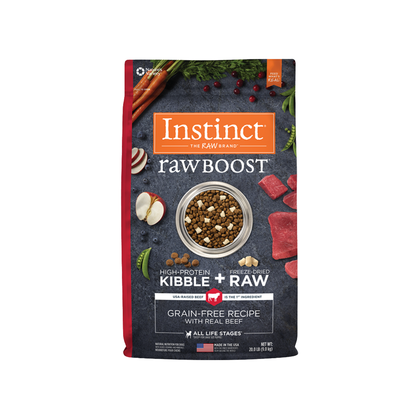 Instinct RawBoost Real Beef Recipe Dry Dog Food