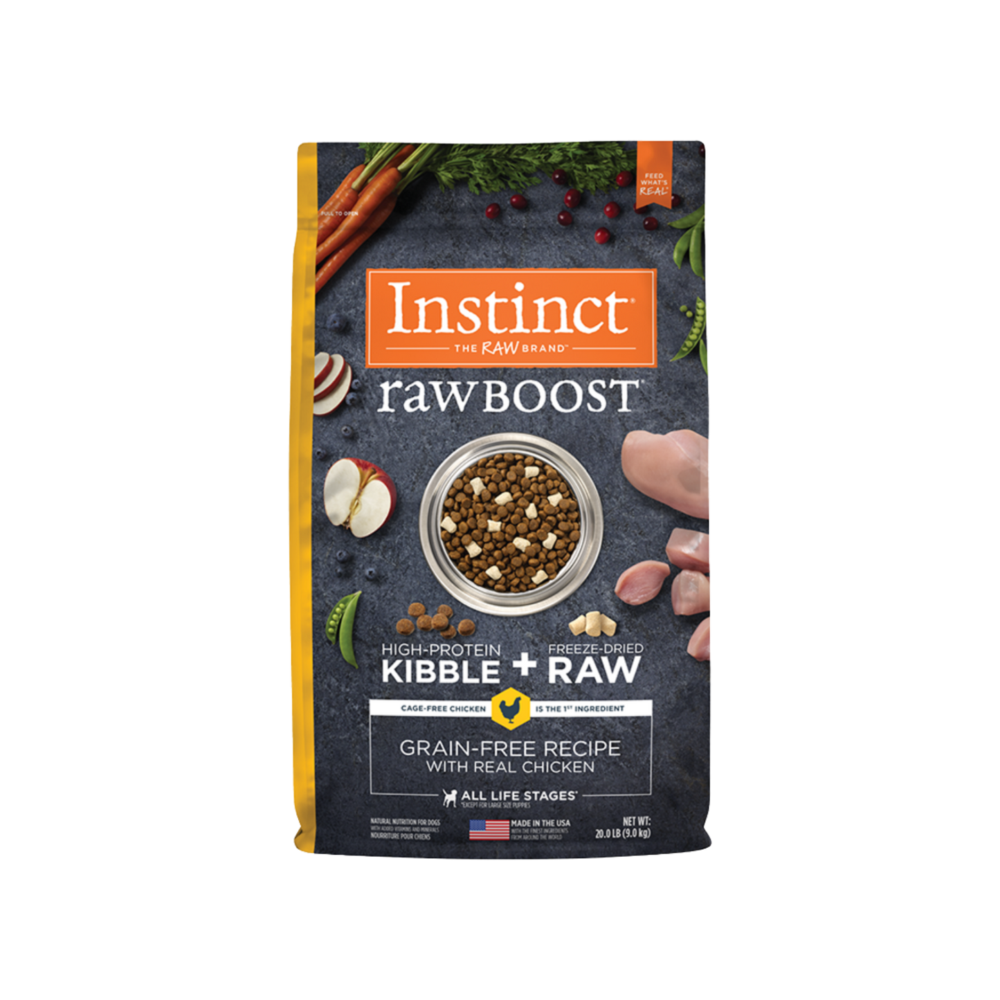 Instinct RawBoost Real Chicken Recipe Dry Dog Food
