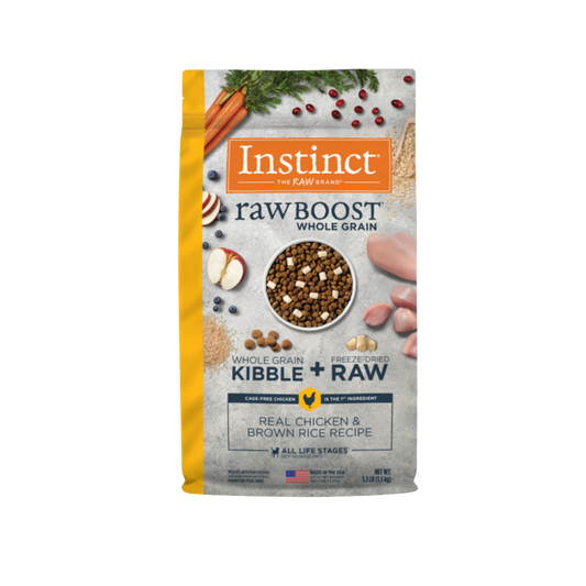 Instinct RawBoost Whole Grain Real Chicken & Brown Rice Recipe Dry Dog Food