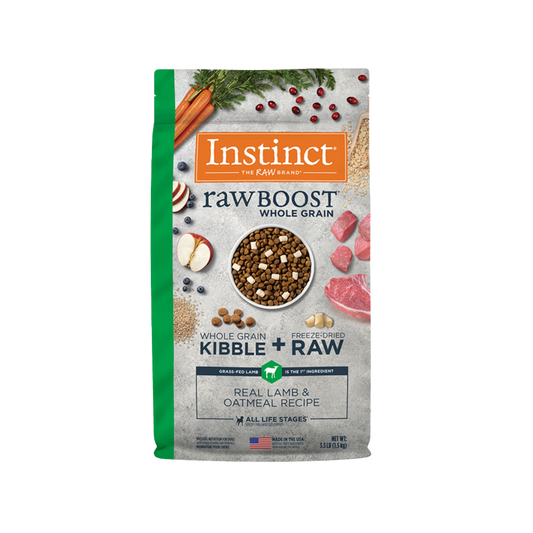 Instinct RawBoost Whole Grain Real Lamb & Oatmeal Recipe Dry Dog Food