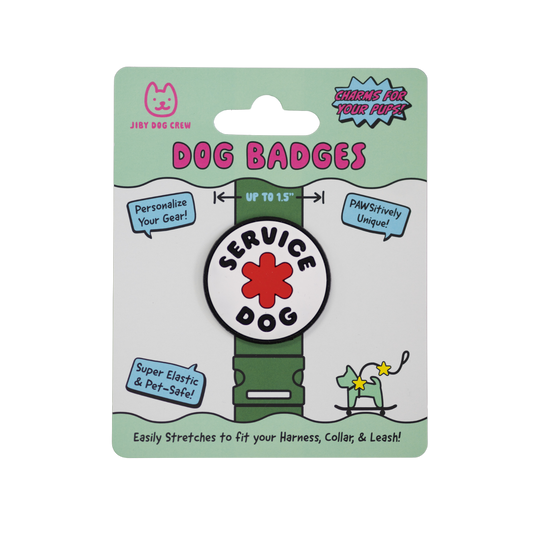 Jiby Service Dog Badge