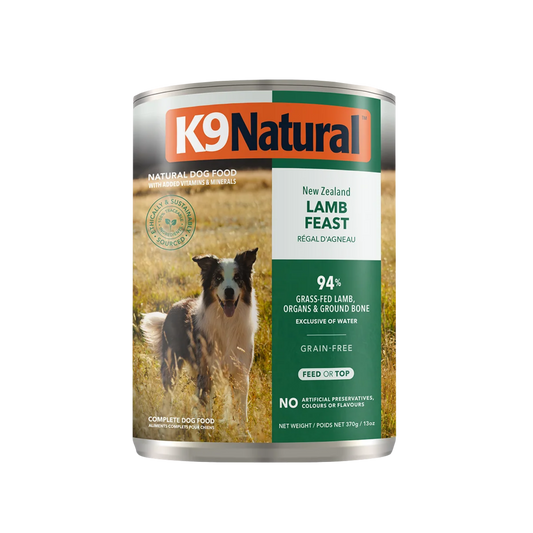 K9 Natural Lamb Feast Canned Dog Food, 13oz