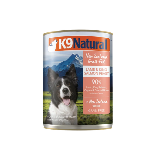 K9 Natural Lamb & King Salmon Feast Canned Dog Food, 13oz
