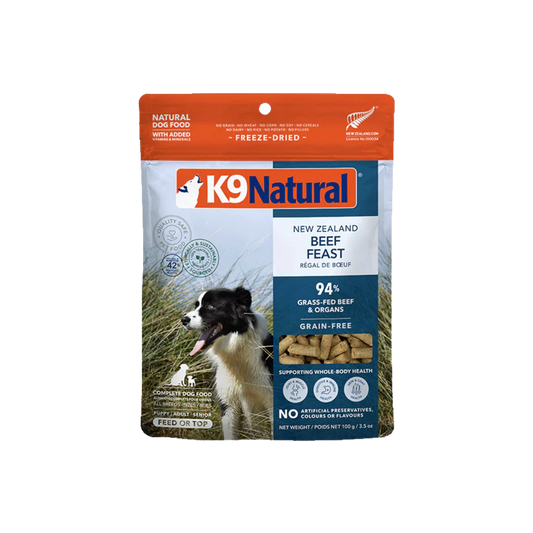 K9 Natural New Zealand Beef Feast Freeze-Dried Dog Food