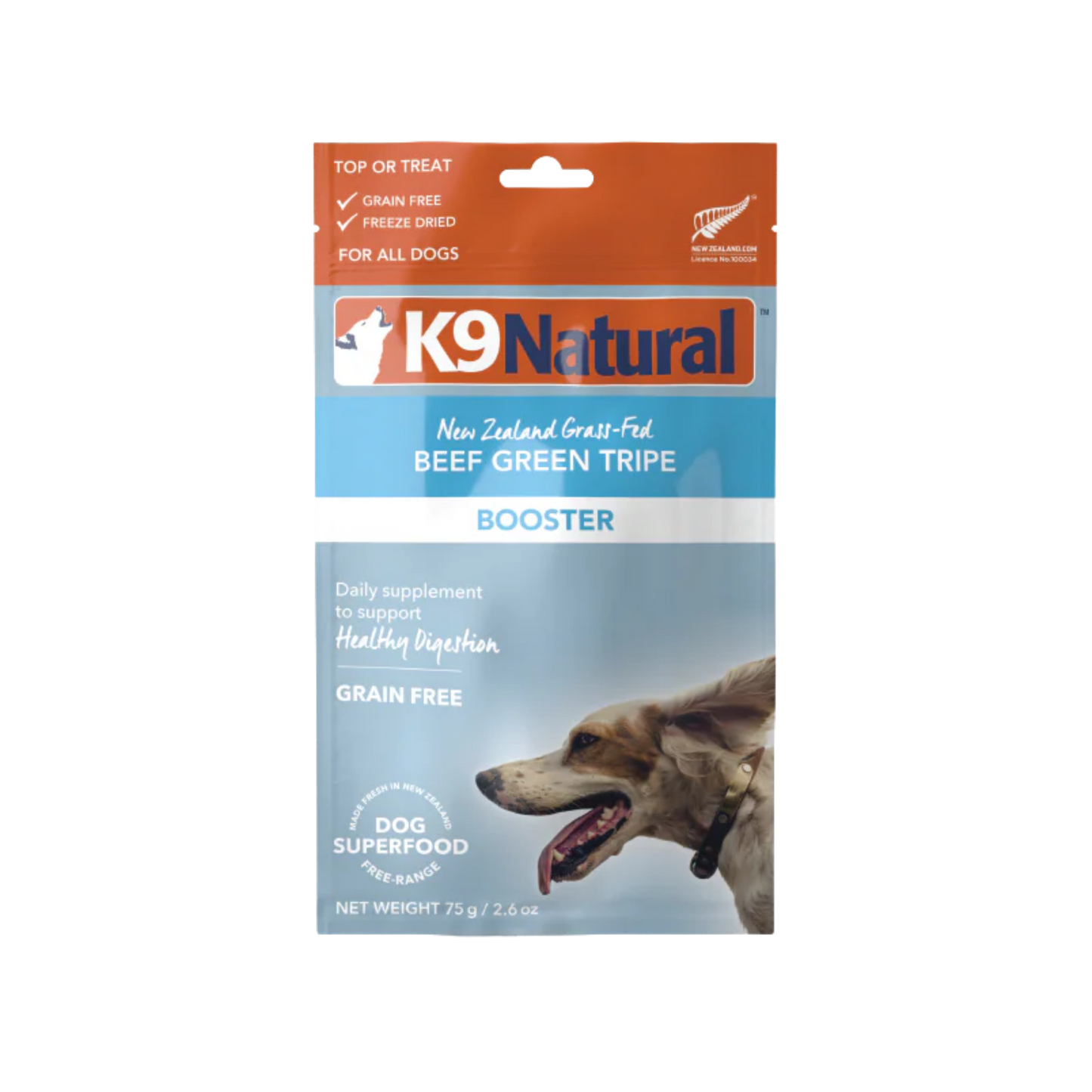 K9 Natural New Zealand Beef Green Tripe Freeze-Dried Booster for Dogs