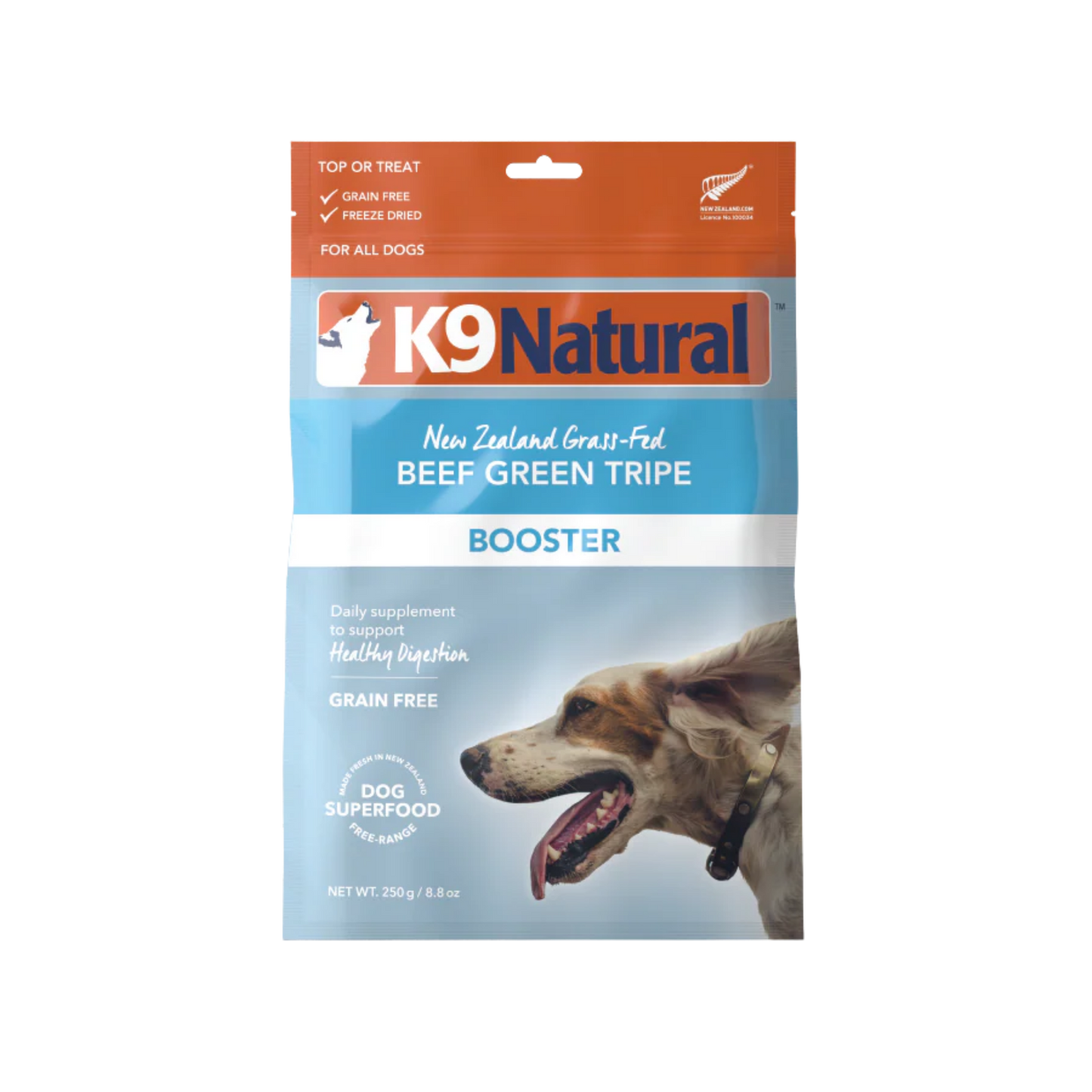 K9 Natural New Zealand Beef Green Tripe Freeze-Dried Booster for Dogs