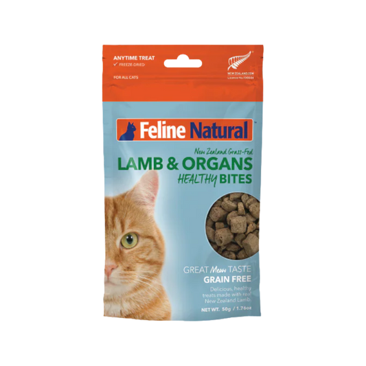Feline Natural New Zealand Freeze-Dried Lamb Healthy Bites Cat Treats