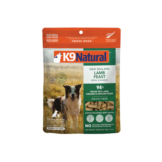 K9 Natural New Zealand Lamb Feast Freeze-Dried Dog Food