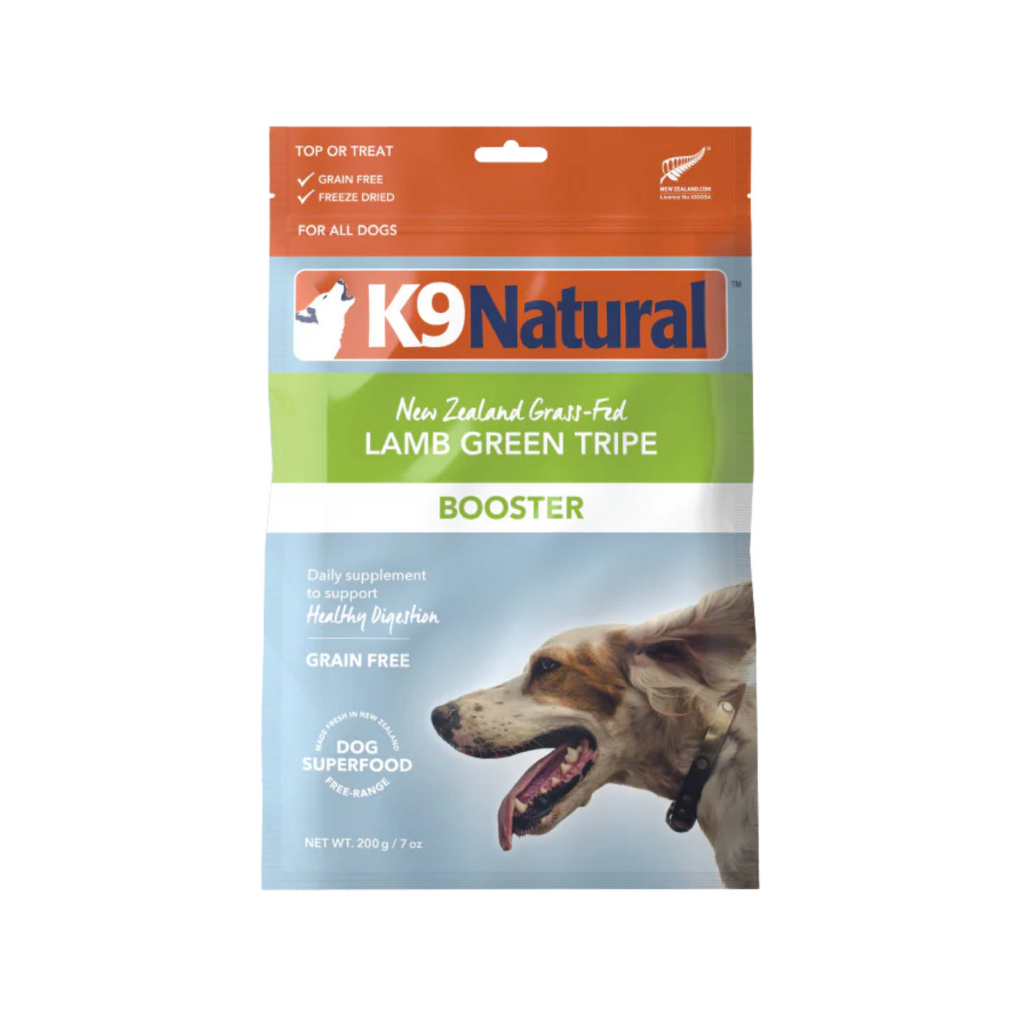 K9 Natural New Zealand Lamb Green Tripe Freeze-Dried Booster for Dogs
