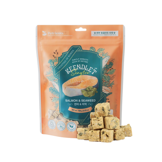 Keendlet Freeze-Dried Seaglow with Salmon & Seaweed for Dogs & Cats, 3.53oz