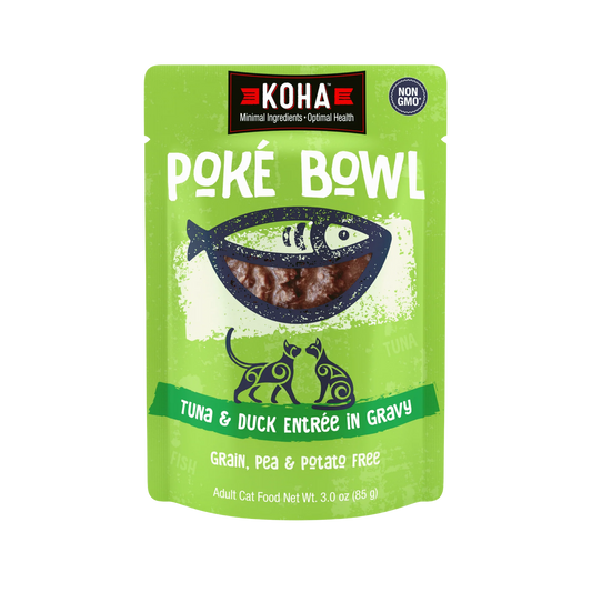 Koha Poké Bowl Tuna & Duck Entrée in Gravy for Cats, 3oz