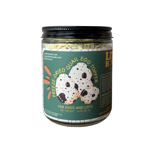 Litto Howler Freeze-Dried Quail Egg Topper