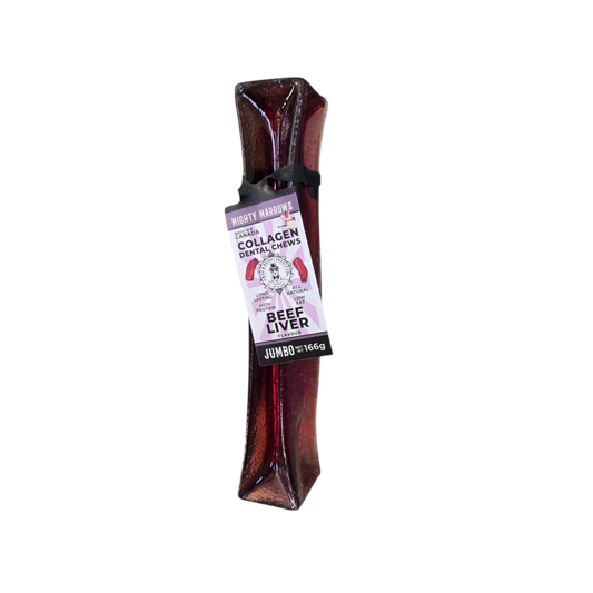 Mighty Marrows Beef Liver Flavor Collagen Dental Chews