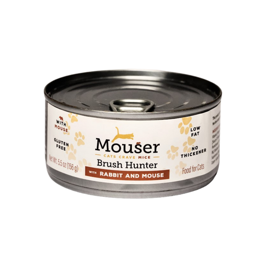 Mouser Brush Hunter with Rabbit & Mouse, 5.5oz