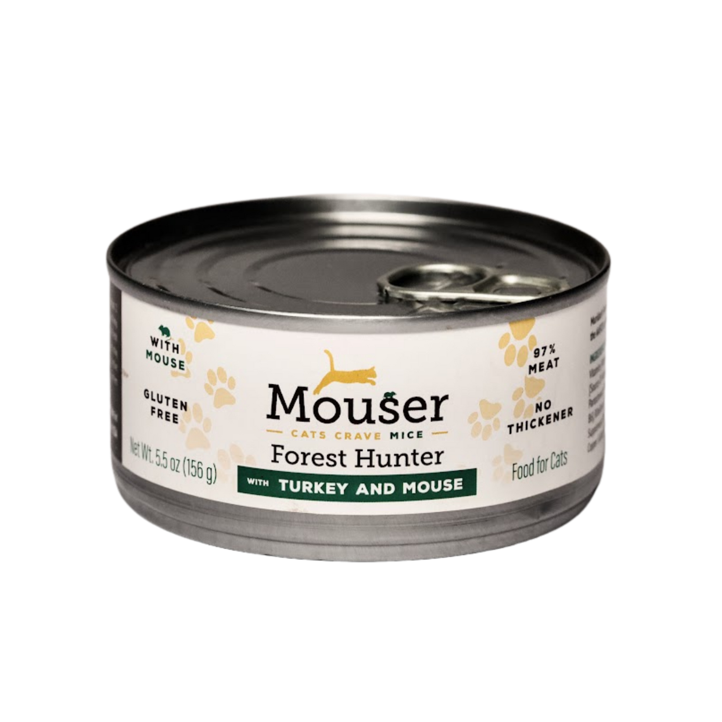 Mouser Forest Hunter with Turkey & Mouse Wet Cat Food, 5.5oz