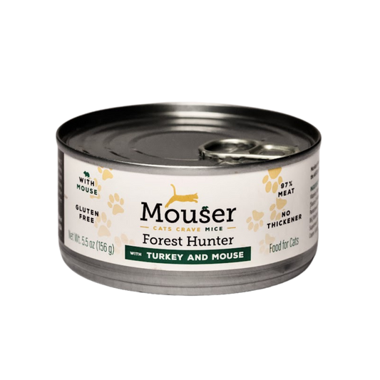 Mouser Forest Hunter with Turkey & Mouse Wet Cat Food, 5.5oz