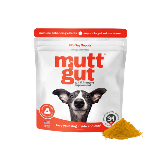 MuttGut Gut & Immune Supplement Powder for Dogs Under 40lbs
