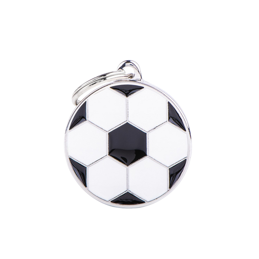 Myfamily Charms Big Soccer ID Tag