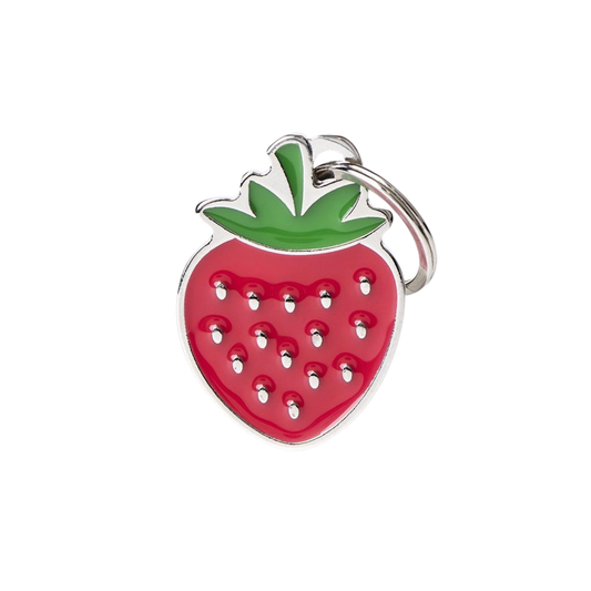 Myfamily Food Strawberry ID Tag