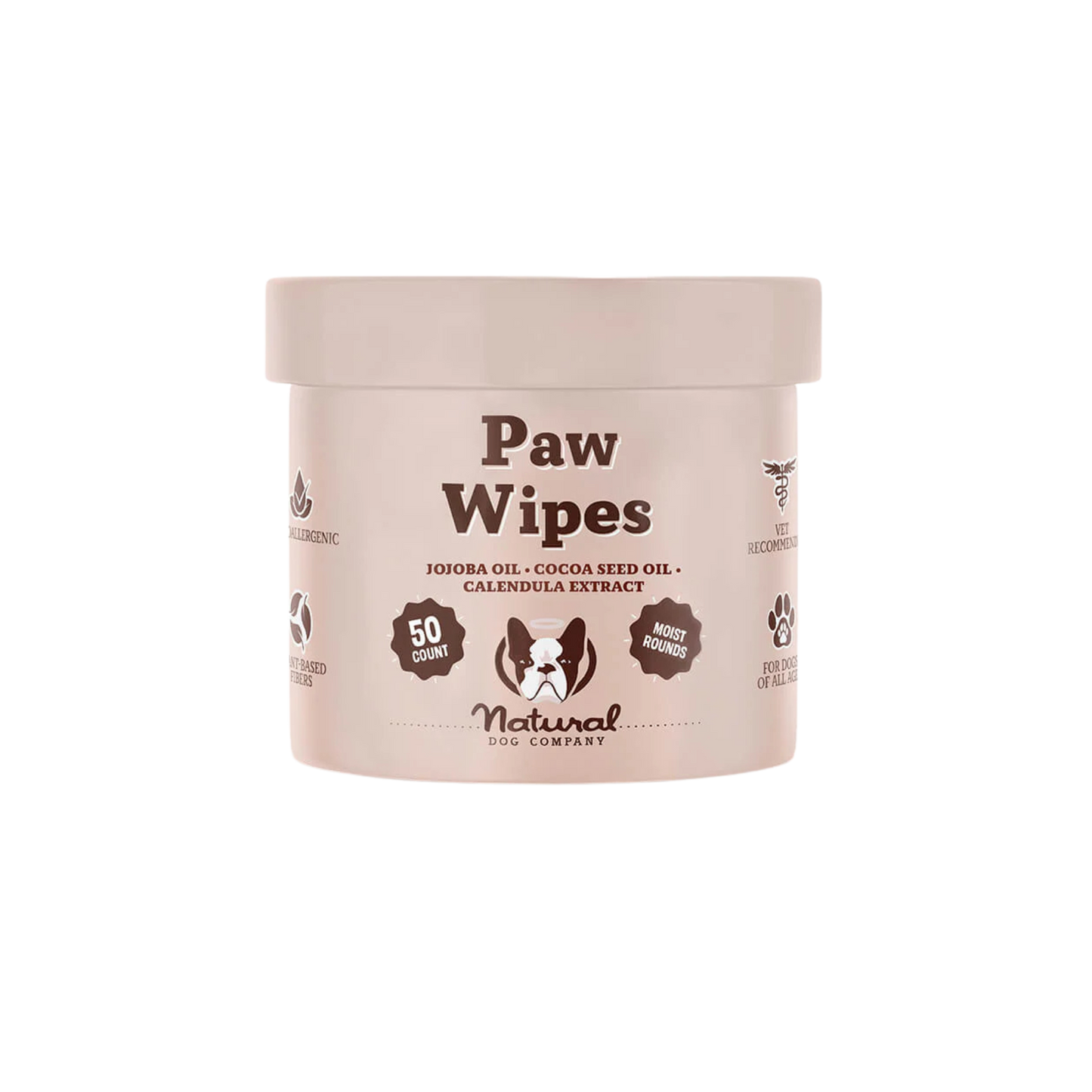 Natural Dog Company Paw Wipes