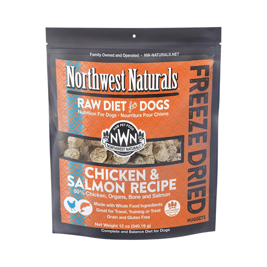 Northwest Naturals Freeze-Dried Chicken & Salmon Recipe for Dogs, 12oz