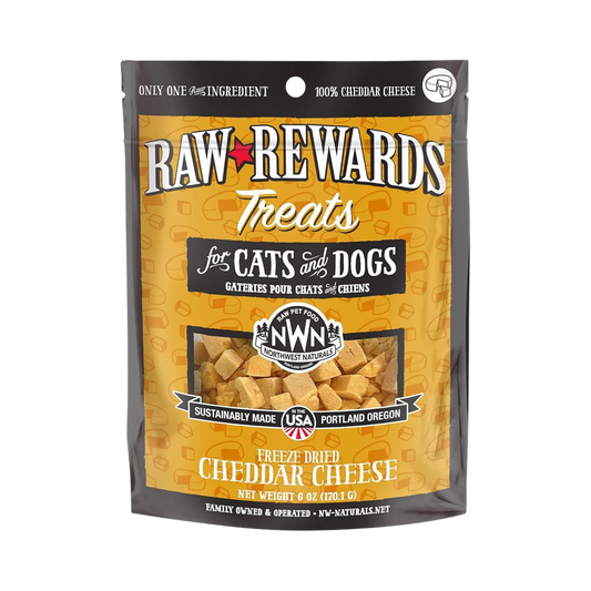 Northwest Naturals Raw Rewards Freeze-Dried Cheddar Cheese for Dogs & Cats