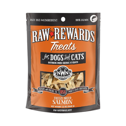 Northwest Naturals Raw Rewards Freeze-Dried Salmon for Dogs & Cats