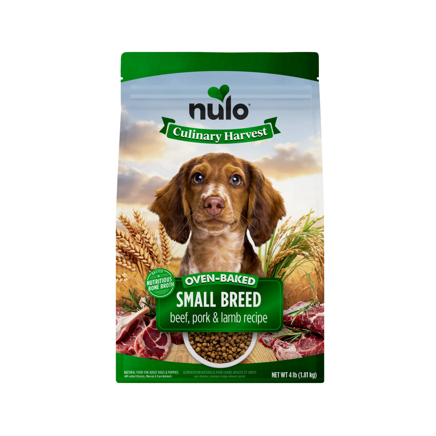 Nulo Culinary Harvest Baked Beef, Pork & Lamb Recipe for Small Breeds