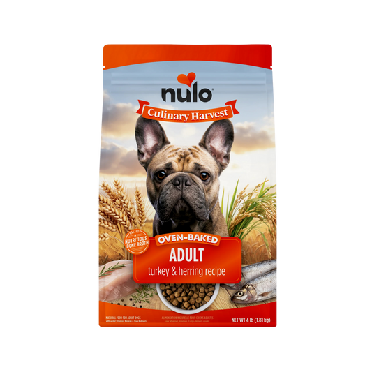 Nulo Culinary Harvest Baked Turkey & Herring Recipe for Adult Dogs