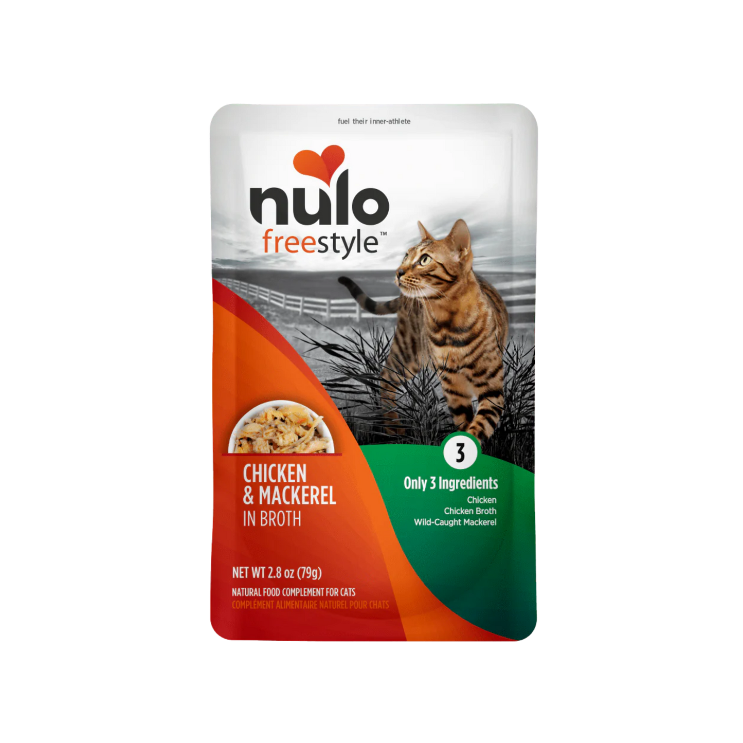 Nulo FreeStyle Meaty Pouches Chicken & Mackerel Recipe for Cats
