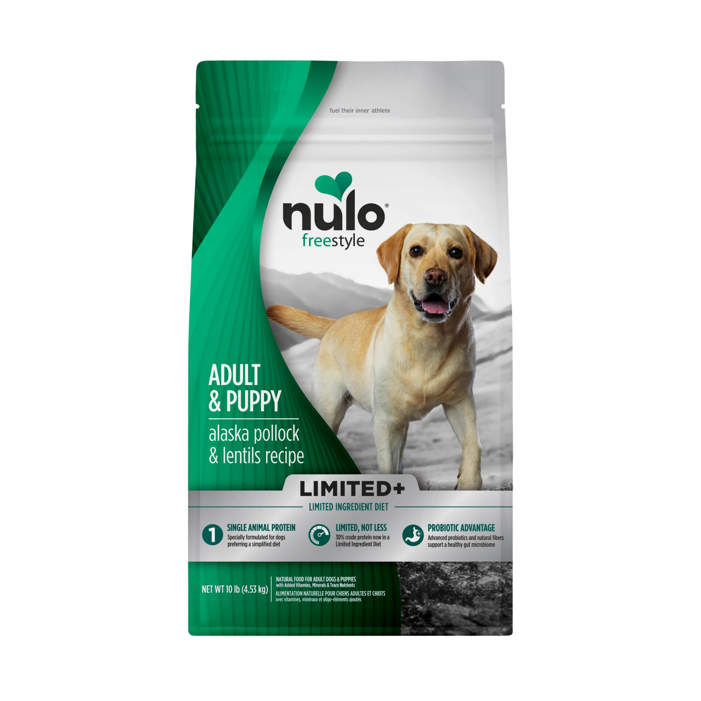 Nulo Freestyle Limited+ Alaska Pollock & Lentils Recipe for Dogs