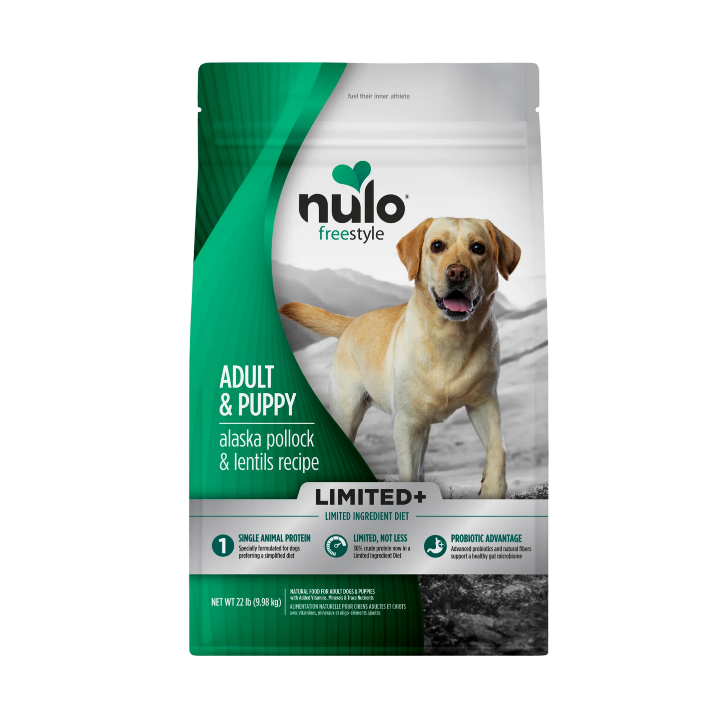 Nulo Freestyle Limited+ Alaska Pollock & Lentils Recipe for Dogs
