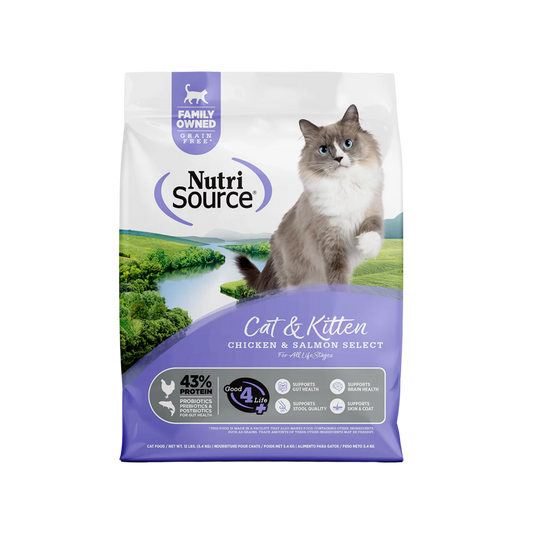 NutriSource Chicken & Salmon Select Recipe Dry Cat Food