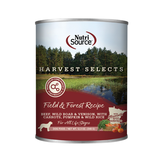 NutriSource Field & Forest Recipe Harvest Selects Wet Dog Food