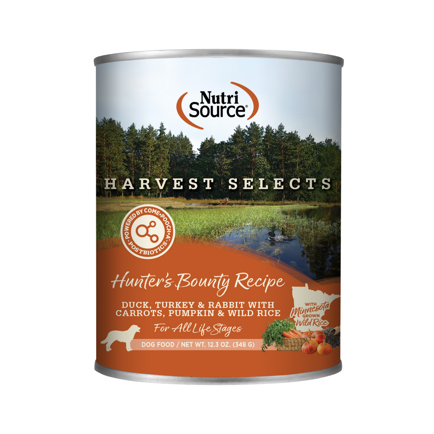 NutriSource Hunter’s Bounty Recipe Harvest Selects Wet Dog Food