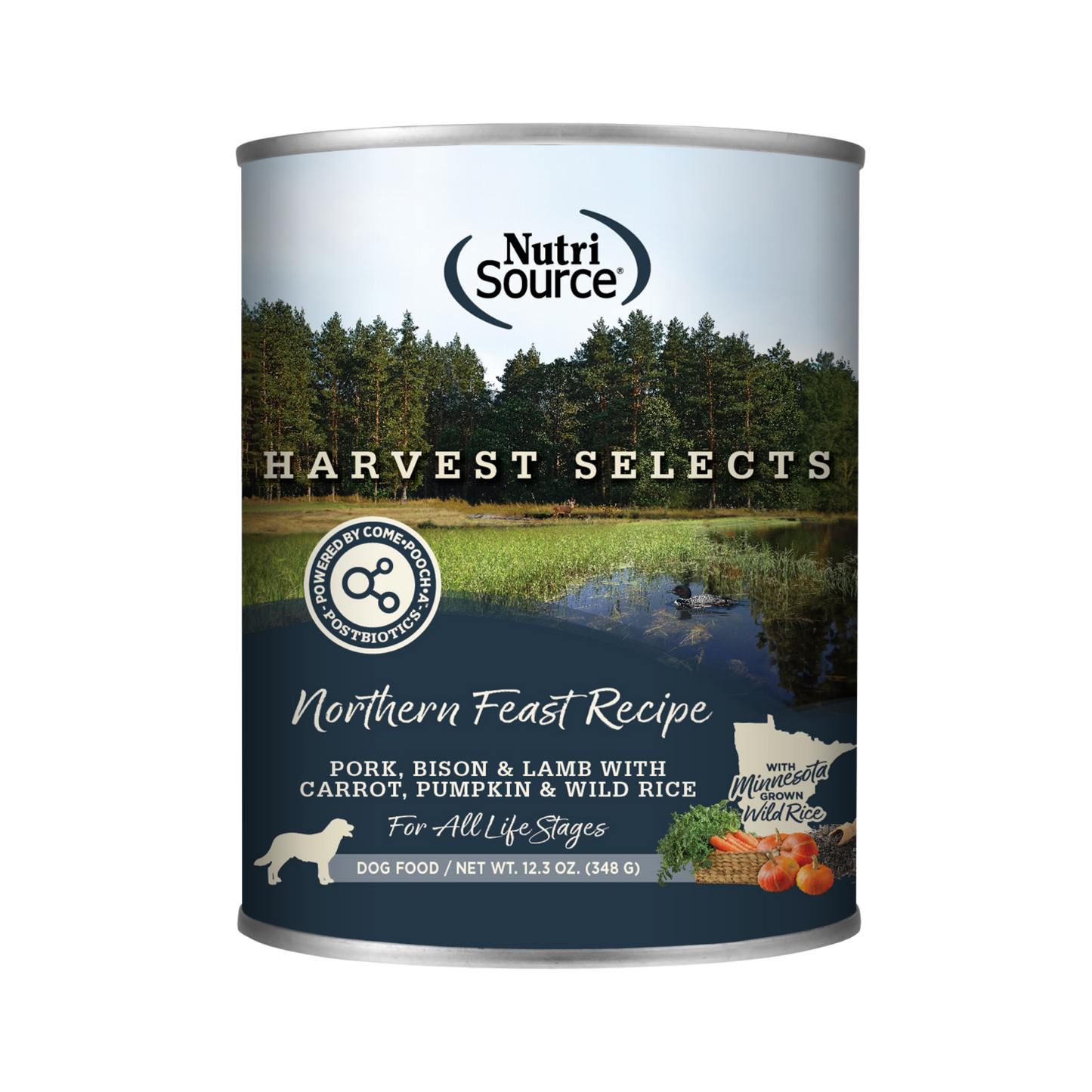 NutriSource Northern Feast Recipe Harvest Selects Wet Dog Food