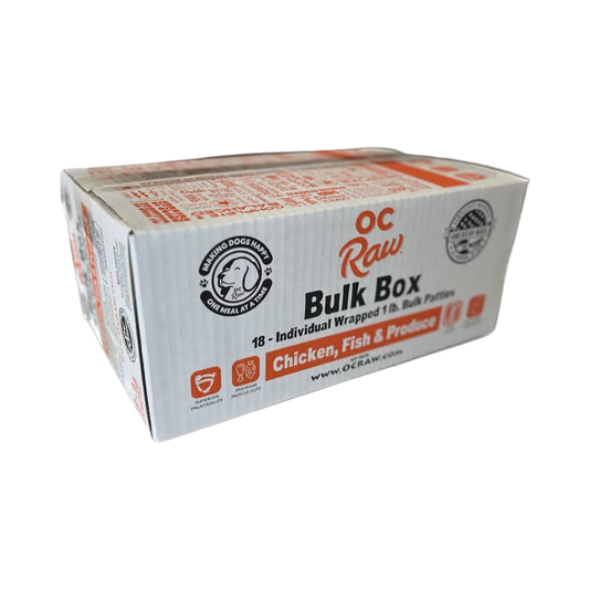 OC Raw Chicken, Fish & Produce Bulk Box, 18lb