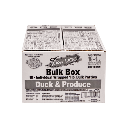 OC Raw Duck & Product Bulk Box
