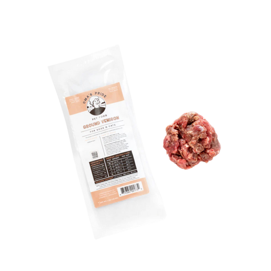 Oma's Pride Ground Venison for Dogs