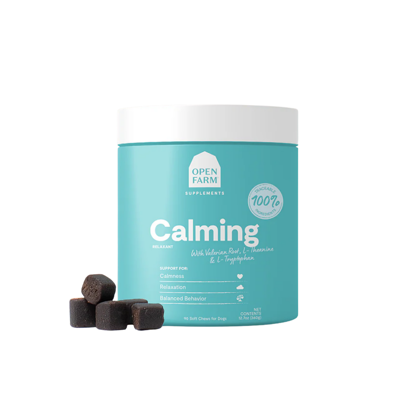 Open Farm Calming Health Supplement Chews for Dogs