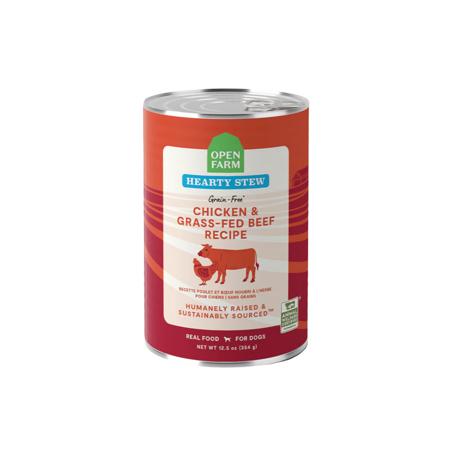 Open Farm Chicken & Grass-Fed Beef Hearty Stew Wet Dog Food