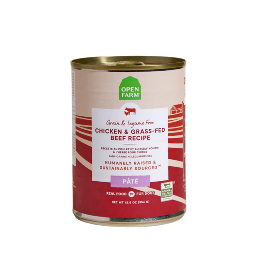 Open Farm Chicken & Grass-Fed Beef Pâté for Dogs
