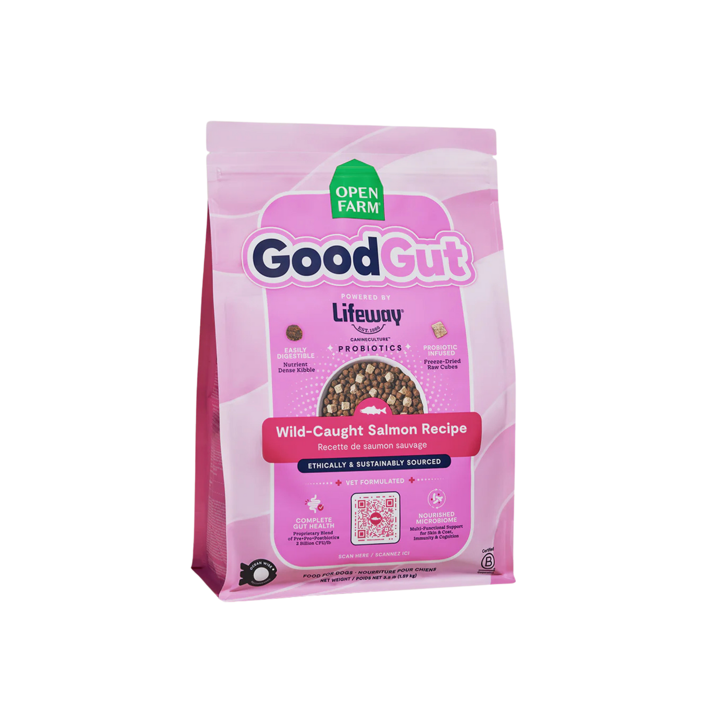 Open Farm GoodGut Wild-Caught Salmon Dry Dog Food