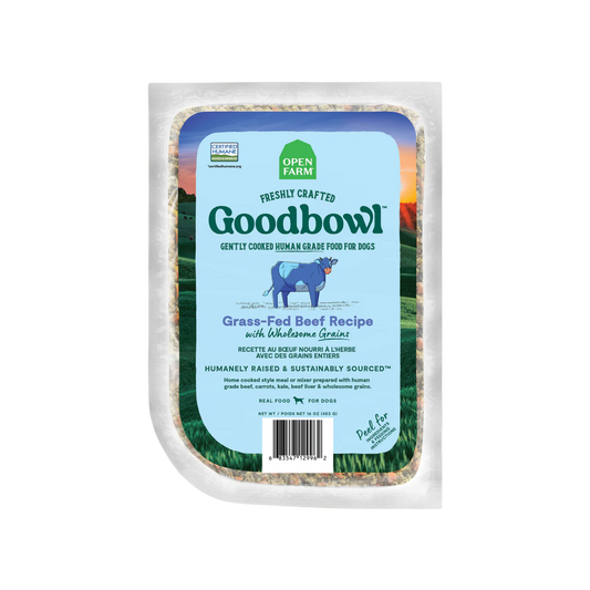Open Farm Goodbowl Grass-Fed Beef Gently Cooked Food for Dogs