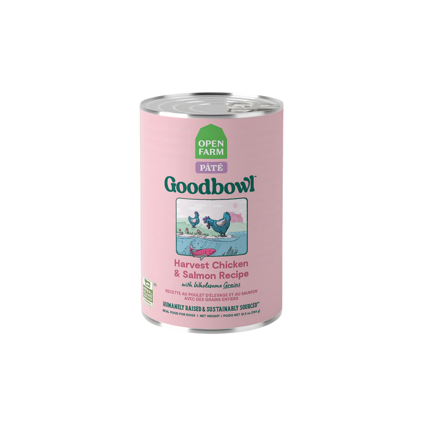Open Farm Goodbowl Harvest Chicken & Salmon Pâté for Dogs